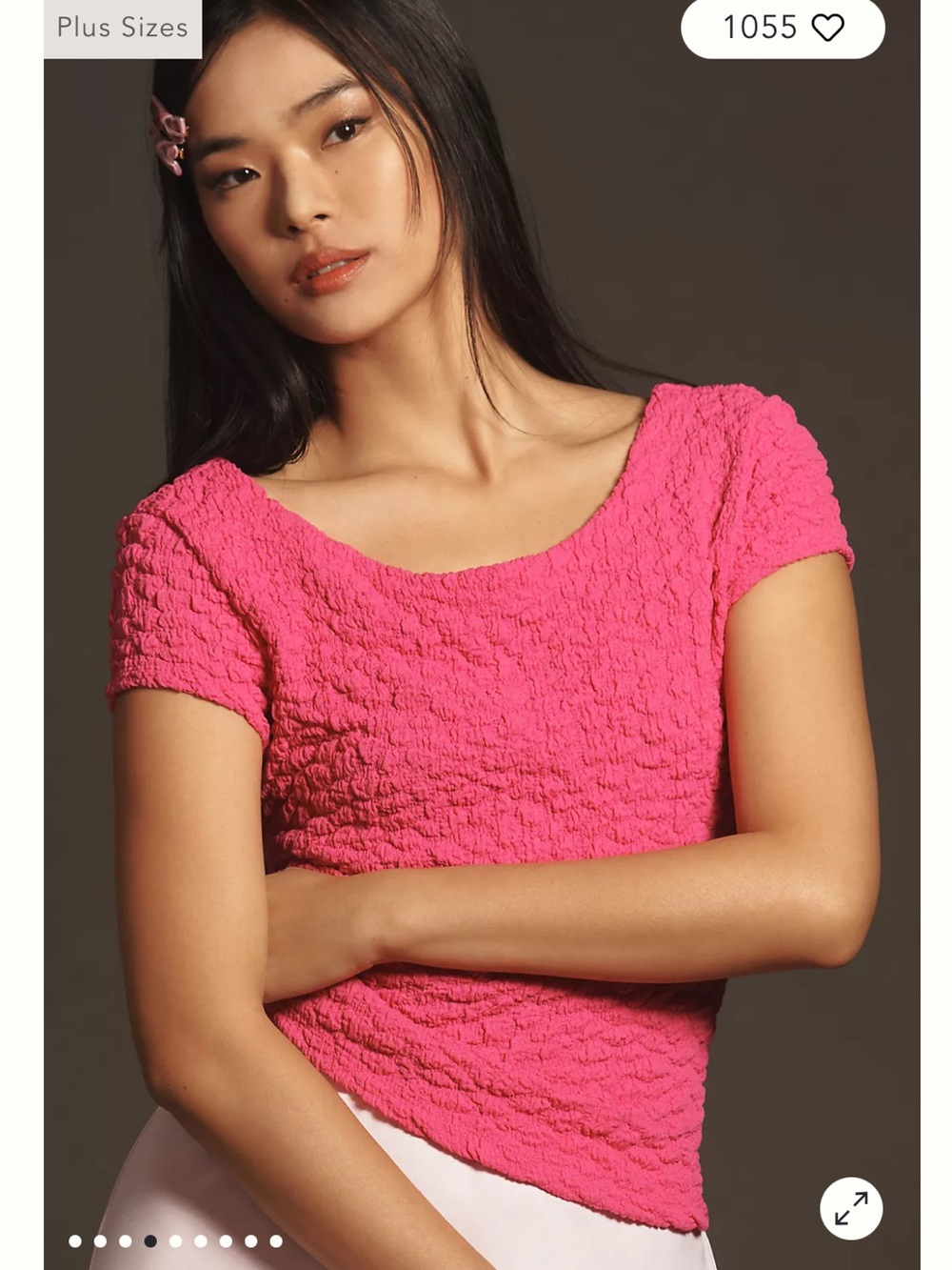 NWT Maeve Socialite Popcorn Tee Top Blouse